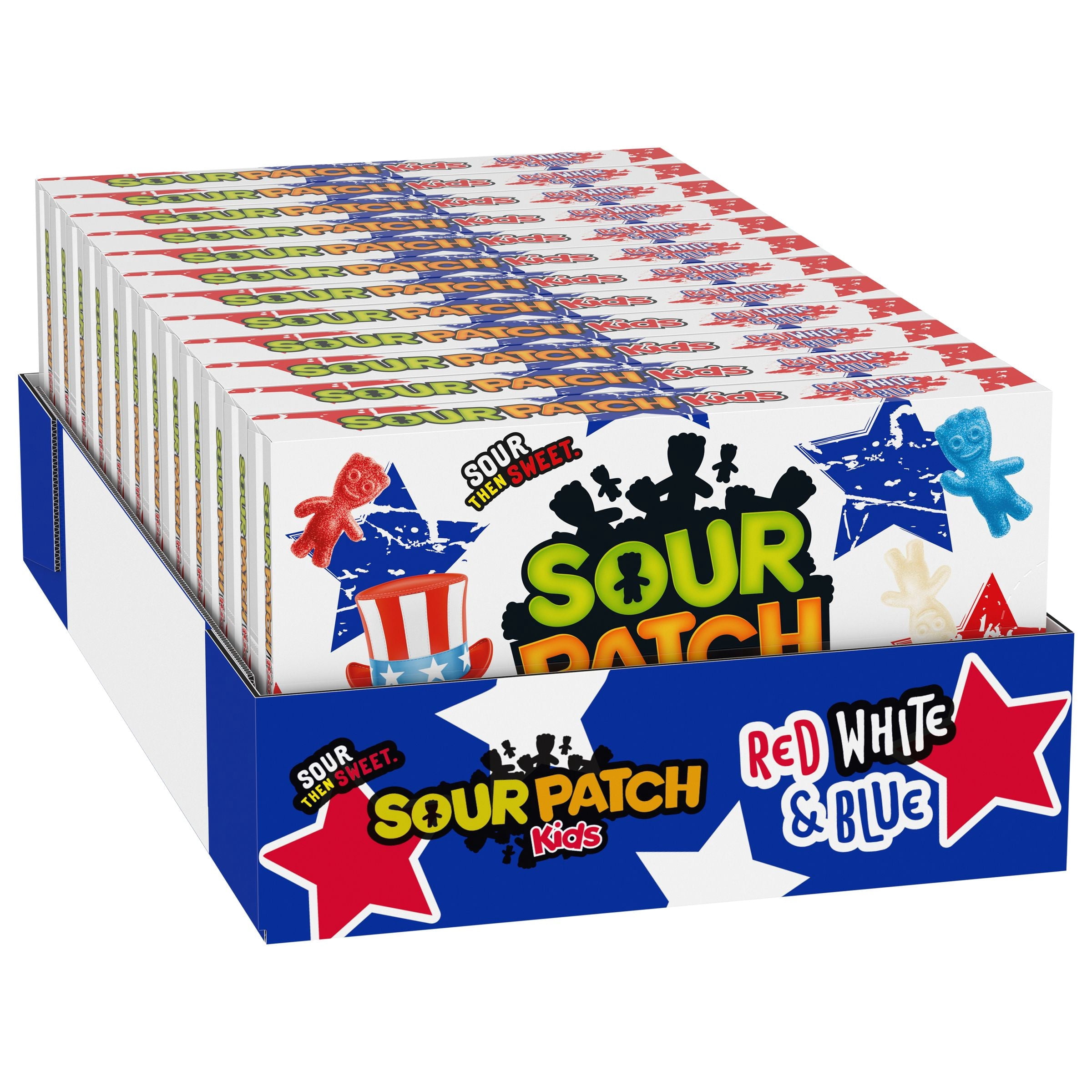 Mondelez Sour Patch Kids Red, White & Blue Candy, 36 Pieces, 3.08 oz