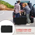 thumbnail image 6 of Topbuy Portable Camping Kitchen Table with Windscreen, Black, 6 of 10