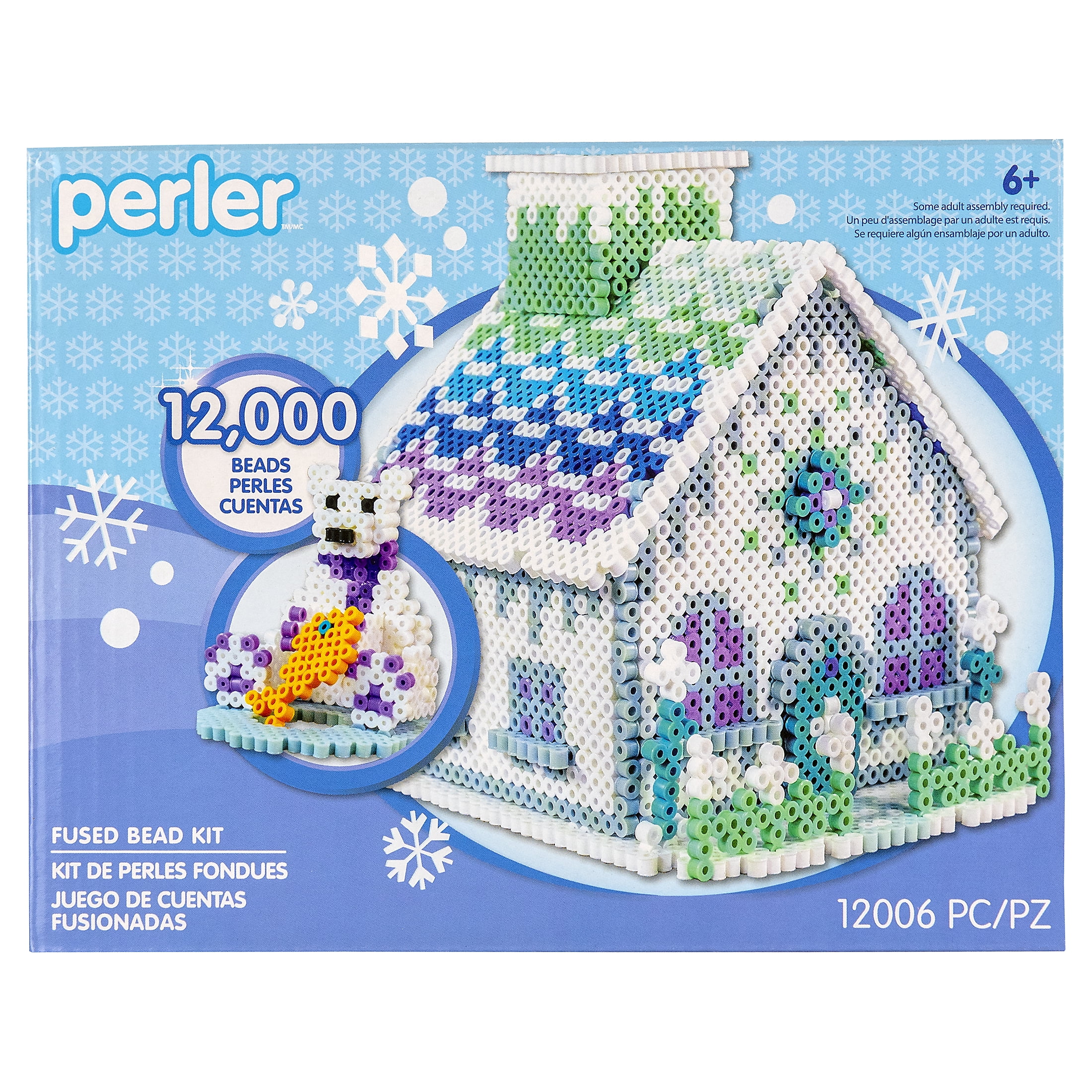 Perler Polar Ice House Fused Bead Kit, Ages 6 and up, 12006