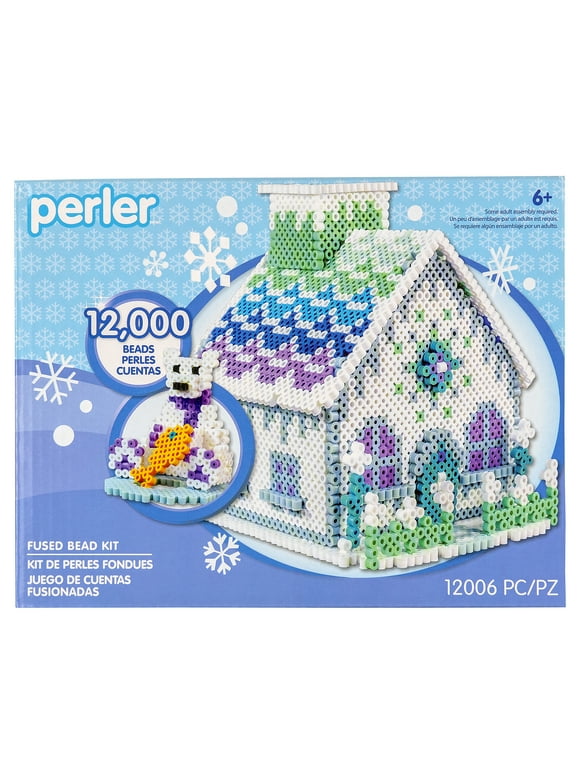 Perler Polar Ice House Fused Bead Kit, Ages 6 and up, 12006