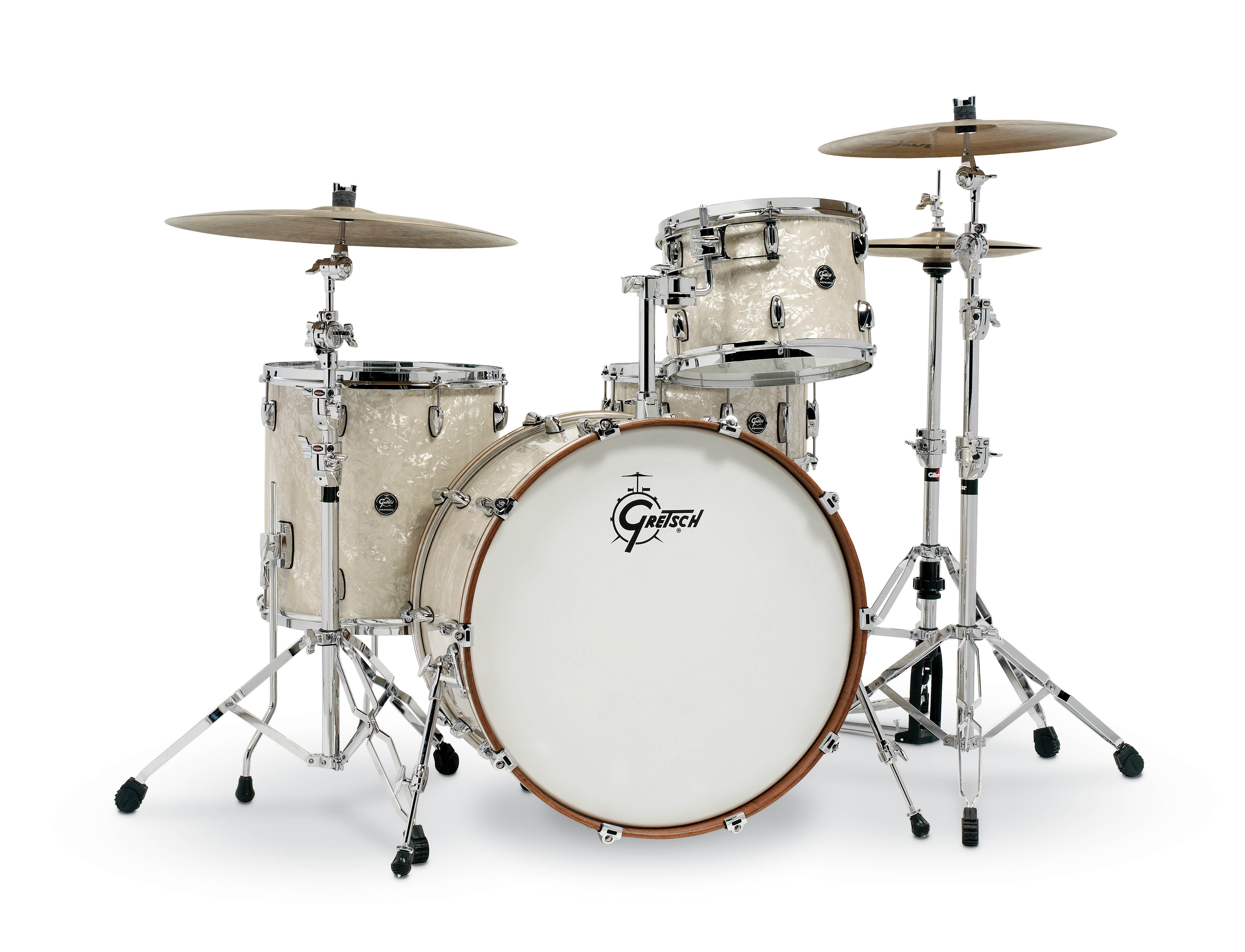 Gretsch Renown 4 Piece Drum Set Vintage Pearl - Walmart.com - Walmart.com
