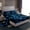 Black Blue, variant on Manfei Geometric Hexagon Twin Sheet Sets,Minimalist Geometric Honeycomb Twin Fitted Sheet,Blue Black Flat Sheet For Boys Boys,Super Cozy Room Decor,3pcs