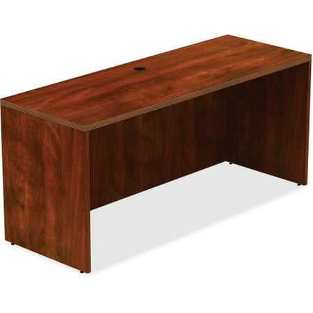 UPC: 0035255343640 | Lorell Chateau Series Credenza 1.5  Top  66  x 24  x 30  – Reeded Edge – Finish: Cherry Laminate Top