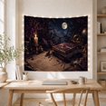 thumbnail image 5 of Nocturnal Scholarly Still with Life Framed Around, Adventurous Vintage for Nautical Decor Lovers, Wall Decor, Mother'S Day Gift, Tapestry Wall Hanging for Dorm and Living Room, 5 of 7