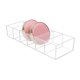 thumbnail image 2 of 1 caja de almacenamiento de cosméticos de acrílico transparente estratificado, tipo cajón, organizador de tocador de escritorio, soporte de maquillaje desmontable con 6 rejillas., 2 of 6