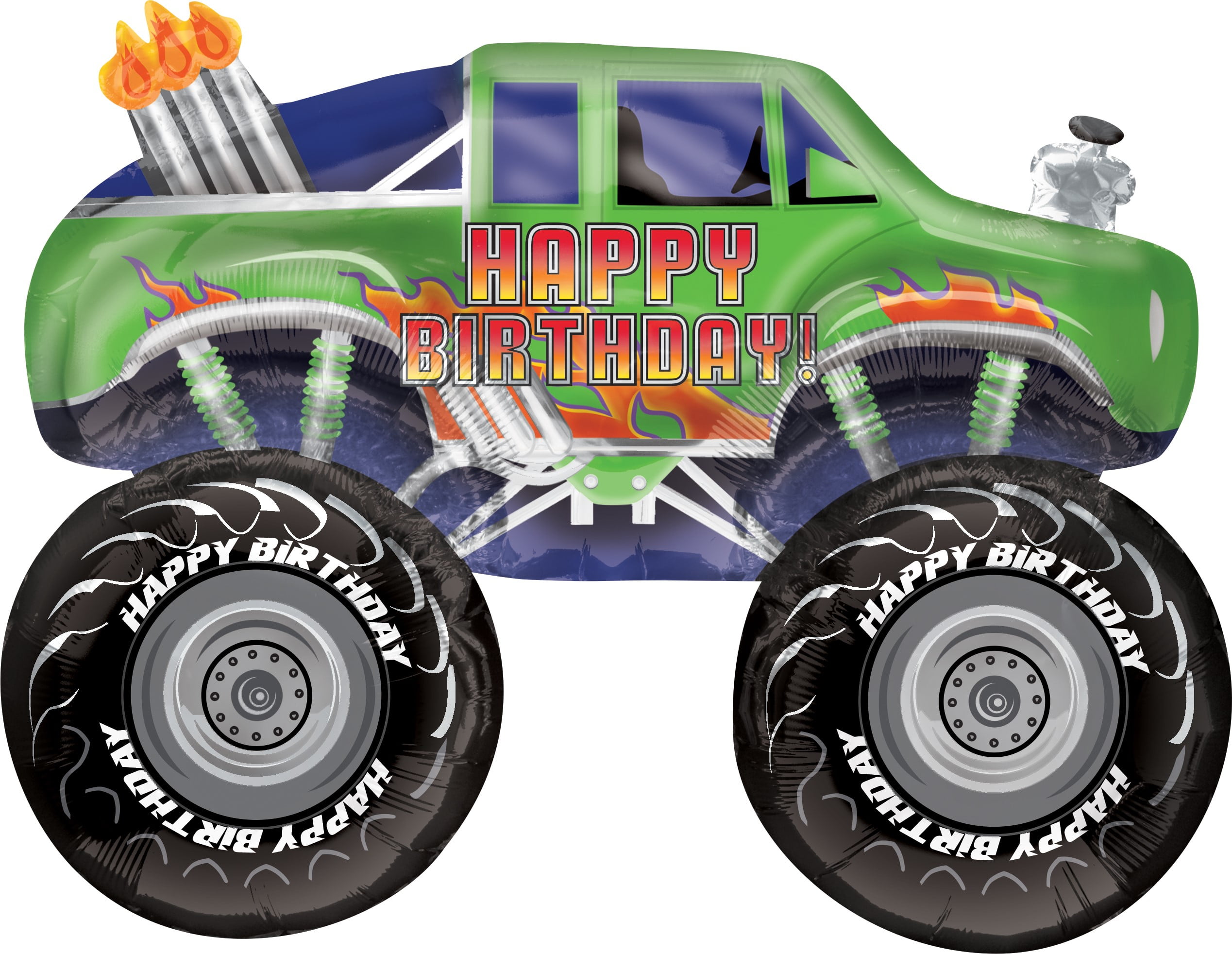 Monster Truck Party Supplies 3rd Birthday Balloon Bouquet Decorations