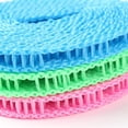 thumbnail image 4 of weibbin Hanging Rope Windproof Drying Rope Clothesline for Travel Camping Home Outdoor Plastic Nonslip Clothes Hanger Portable Nylon 393.7in, 4 of 6