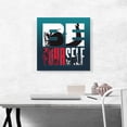 thumbnail image 2 of ARTCANVAS Be Yourself Motivational Canvas Art Print - Size: 18" x 18" (1.50" Deep), 2 of 9