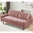 thumbnail image 3 of Uspridefurniture Maryellen 70''W Velvet Sofa, Pink, 3 of 5