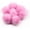 Dark Pink, variant on Craft Pom Pom Balls: Faux Fur Pom Poms with Elastic Loop, 20 Pcs Fluffy Puff Balls for Crafts, Hats, Scarves, Gloves, Knitting, Keychains, Bags, 3 Inches (Blue)