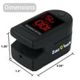 thumbnail image 7 of Zacurate Pro Series 500DL Sporting and Aviation Fingertip Pulse Oximeter Blood Oxygen Saturation Monitor (Royal Black), 7 of 7