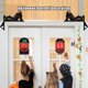 thumbnail image 3 of SUSUchens Timbre de puerta de calavera de Halloween, esqueleto animado, calabaza, bruja, timbre de puerta con ojos iluminados y sonidos aterradores, accesorio de casa embrujada para, 3 of 8