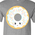 thumbnail image 4 of Inktastic White Donut T-Shirt, 4 of 5
