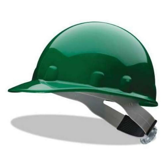 Fibre-Metal by Honeywell SuperEight Thermoplastic Cap-Style Hard Hat with 8-Point Ratchet Suspension, Green - E2RW74A000, Medium