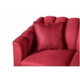 thumbnail image 4 of Sofá 3 Plazas Makora de Lino Rojo Modelo Jax, 4 of 7