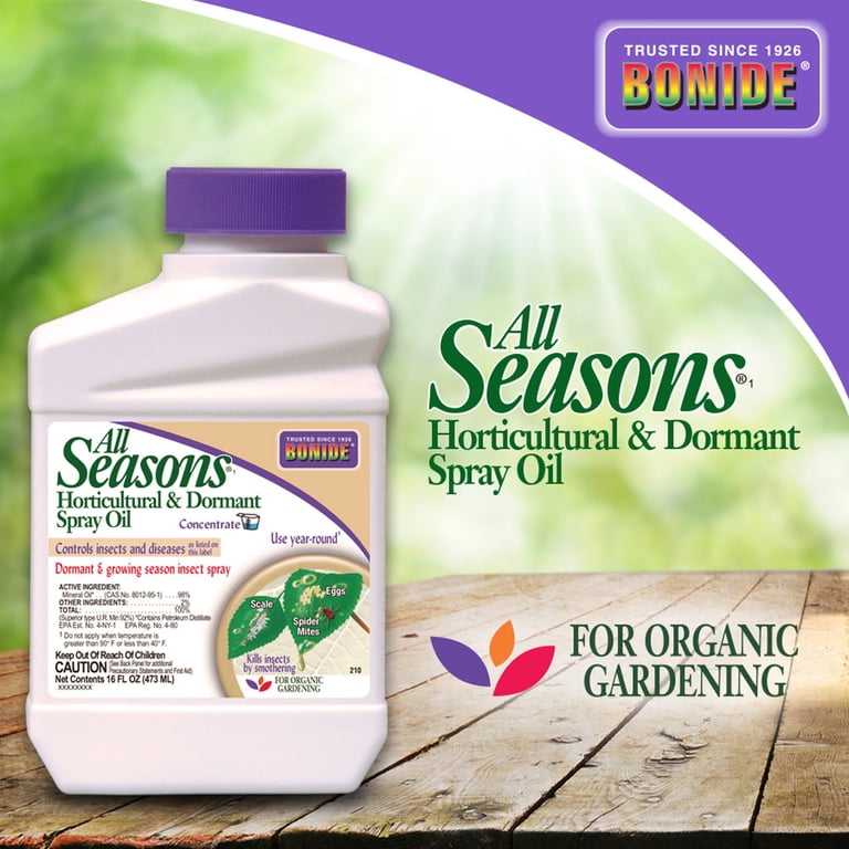 BONIDE All Seasons Outdoor Horticultural Oil Concentrate 16 oz