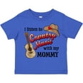 thumbnail image 3 of Inktastic I Listen to Country Music with My Mommy with Guitar and Hat Boys or Girls Toddler T-Shirt, 3 of 5