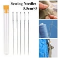 FHKOEGHS Beginning Needlepoint Kits for Adults Threaders 25PCS 5 Sizes