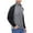 Gray, variant on HAiming Mens Color Block Shirts Slim Long Sleeve Stand Collar Half Zip Pullover Basic Tops Casual Sports Bottom Blouse