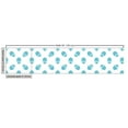 thumbnail image 2 of Ambesonne Alien Fabric by the Yard Upholstery, Space Visitors Portrait, 3 Yards, Blue White, 2 of 4