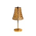 thumbnail image 2 of Linnome Vintage Metal Table Lamp Bedside Night Light Ambient Crystal Table Lamp Rechargeable Touch Lamp Gold#03, 2 of 6