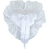 Wilton Wedding Heart Shaped Ring Bearer Pillow, 1 Each