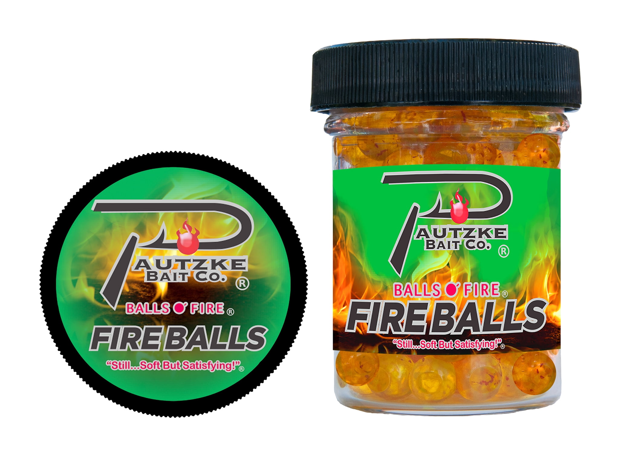 Pautzke Fire Balls Gold Shrimp Salmon Egg Fishing Bait, 1.65 oz