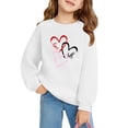 thumbnail image 3 of MeetoTime Chandail en Molleton Imprimé pour Enfants Saint-Valentin Décontracté à Manches Longues Col Rond pour Garçons Filles 2-10 Ans Vêtements pour Enfants, 3 of 3