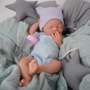 MYREBABY Reborn Baby Dolls 12" Micro Preemie Full Body Silicone Baby Doll Realistic-Newborn Baby Dolls Boy That Look Real Closed Eyes Baby Doll