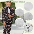 thumbnail image 6 of Xoenoiee Heart Love Print Boys' Formal Suit 2 Piece Set Blazer Set Toddler Tuxedos for Wedding, Valentine's Day Suits for Teens Boy Dress School Clothes, Size 5-6 Years, 6 of 7