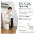 thumbnail image 2 of Toilet Seat for Potty Training, Premium Family BR631B-02, Elongated Almond/Bone, 2 of 8