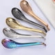 thumbnail image 3 of 2 Unids Caviar de acero inoxidable cucharas de cucharas de coladoras Hogar Wonton Spoons Cocina Gadgets, 3 of 5