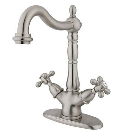 UPC 663370020506 product image for Kingston Brass KS1498AX Two Handle Vessel Sink Faucet with Optional Cover Plate | upcitemdb.com