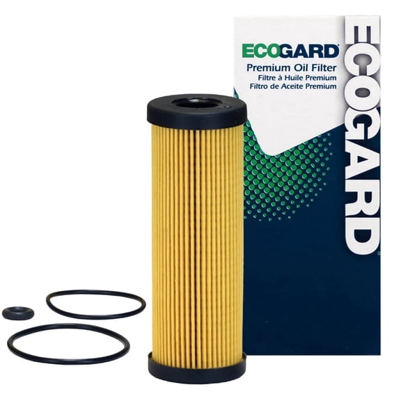 ECOGARD X10387 Premium Cartridge Engine Oil Filter for Conventional Oil Fits Ford F-150 2.7L 2015-2020, Edge 2.7L 2015-2020, Explorer 3.0L 2020-2021