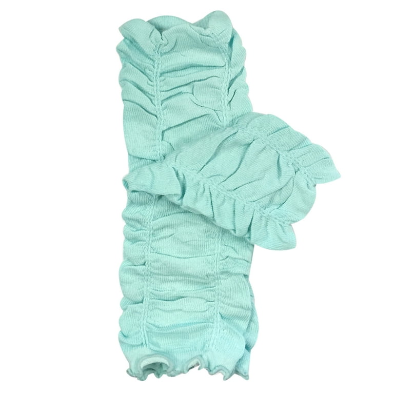 Allydrew 3-Pack Baby Leg Warmers – Ruffle Design In Teal, Purple, Marigold For Infants & Toddlers