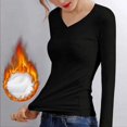 thumbnail image 5 of Sous-vêtements Thermiques pour Femmes Chandail d'Hiver Mode Élastique Tricoté Chandail Décontracté Col Roulé Basique, 5 of 5