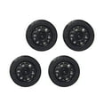 thumbnail image 1 of 1:16 Car Tire Tire and Rim Black with sponge inserts Pack of 4 Wheel Rims, 1 of 8
