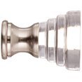 thumbnail image 2 of Baldwin 4354150 Crystal Cabinet Cone, Satin Nickel, 2 of 2