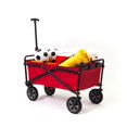 thumbnail image 4 of Seina Chariot de Jardin Pliant Portable en Acier Capacité 150lb, Rouge (3 Pack), 4 of 8