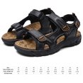 thumbnail image 2 of Sandalias para caminar de cuero genuino Sandalias de playa con soporte para el arco Sandalias deportivas para hombres, 2 of 9