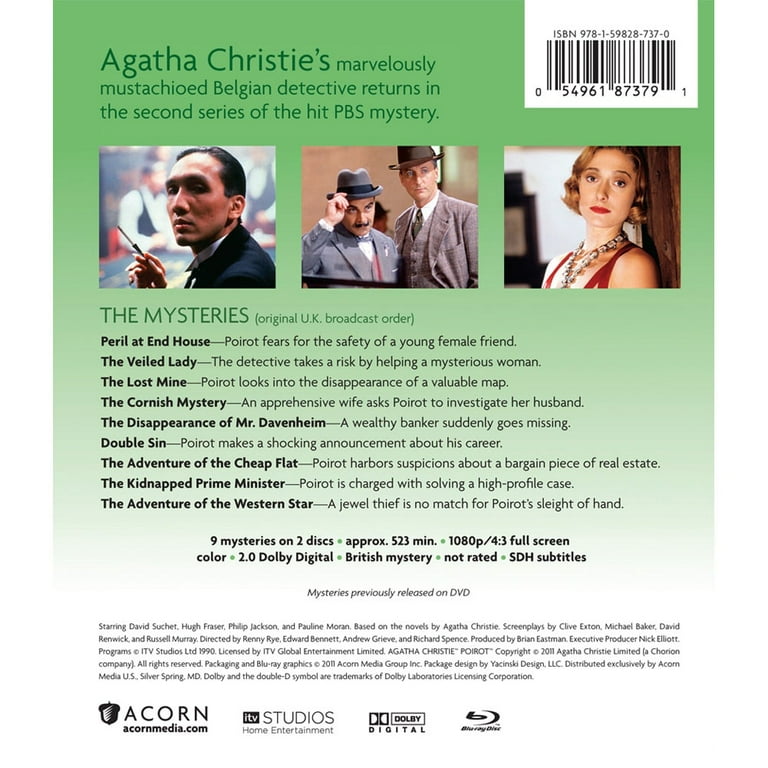 Agatha Christie's Poirot: Series 2 (DVD) - Walmart.com
