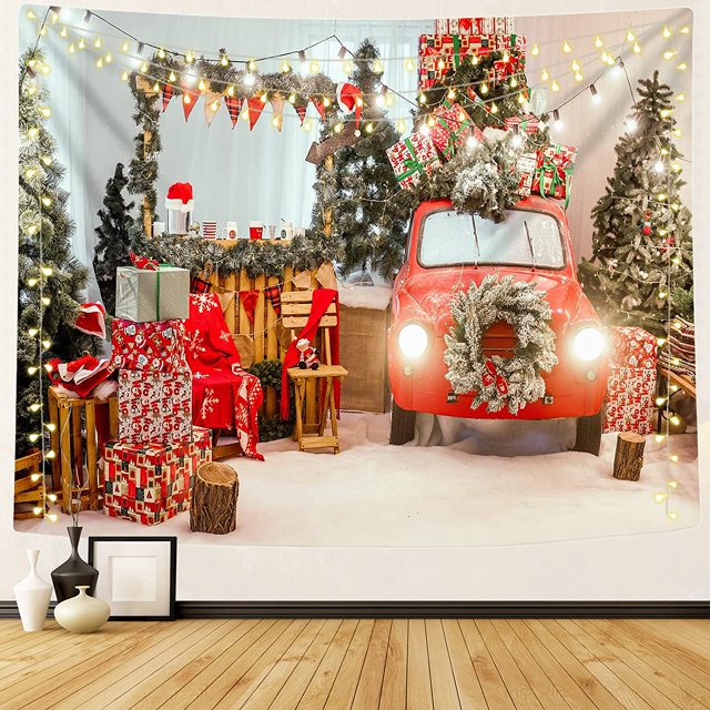 Fondo de tapiz de Navidad JAMW Revestimiento de paredes 150x100cm Sencillez