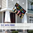 thumbnail image 4 of (2 pack) Anley 3 ft x 5 ft Hate Has No Home Here Flag - Human Rights LGBTQ BLM Flags Polyester, 4 of 8