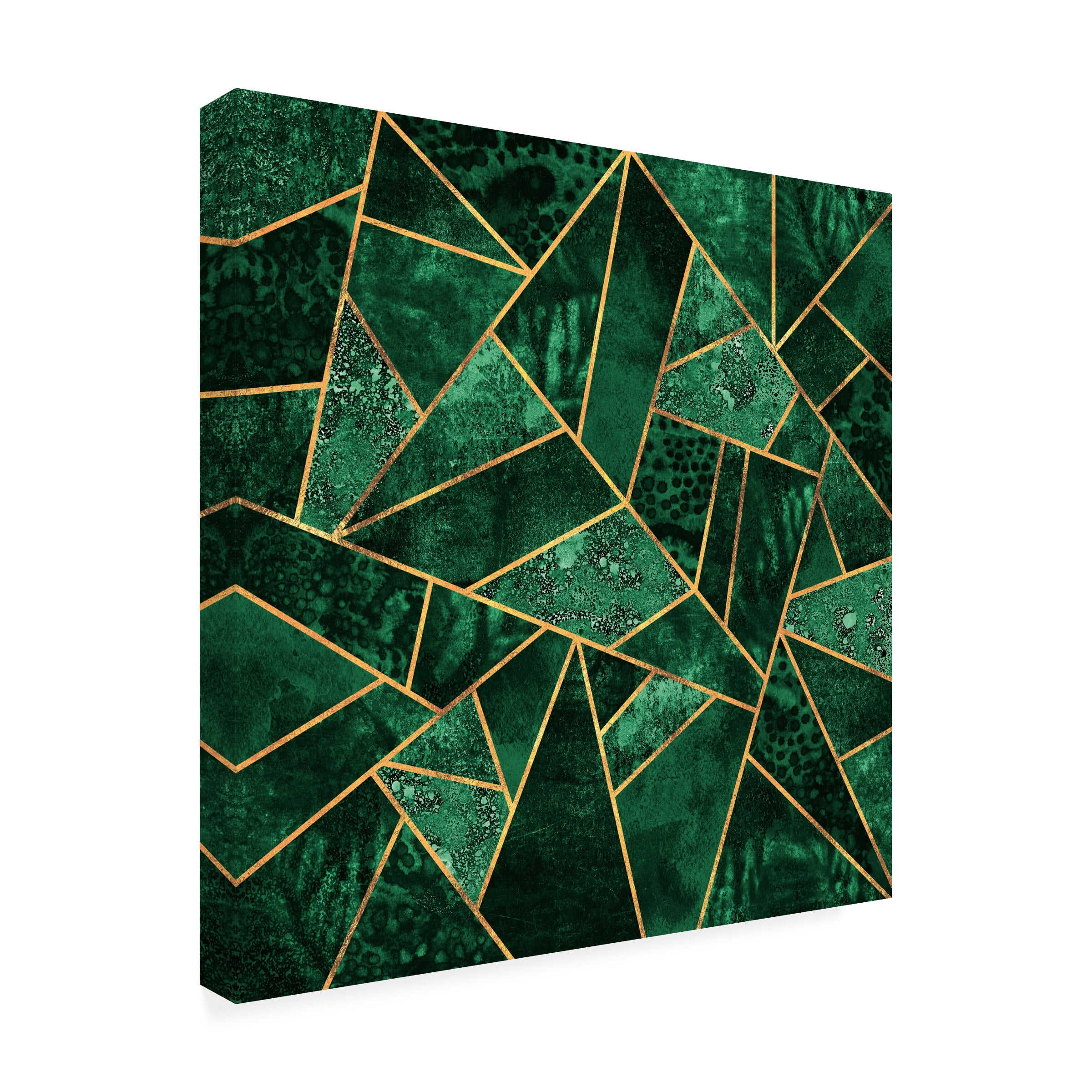 Trademark Fine Art Elisabeth Fredriksson  Deep Emerald Canvas Wall Art