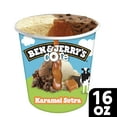 thumbnail image 2 of Ben & Jerry's Core Karamel Sutra Chocolate and Caramel Ice Cream Gluten-Free, 1 Pint, 2 of 11