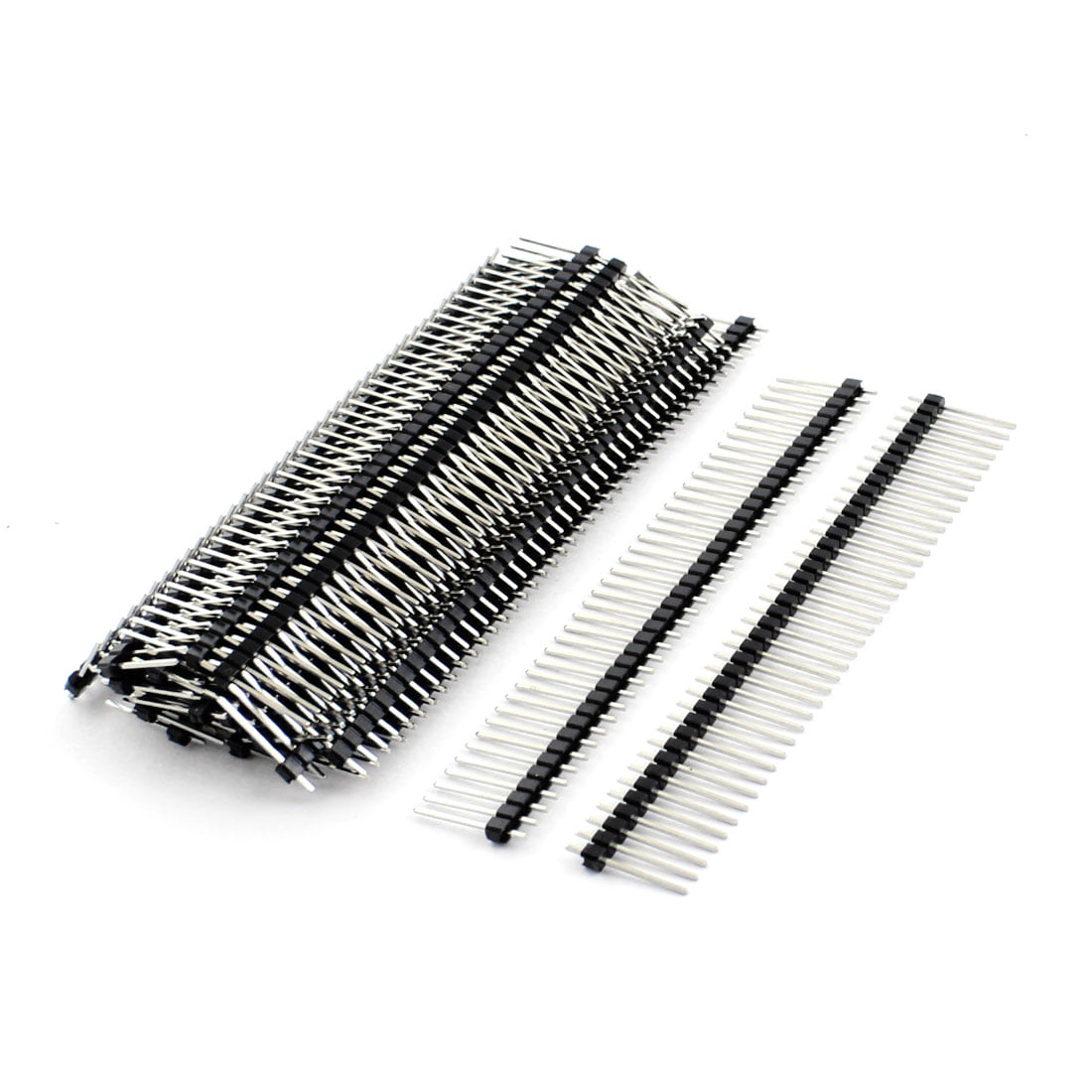100pc Dupont 2.0mm 2mm 90° Right Angle Male Pin Header Single Row 1x40P 40P 