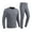Gray, variant on thermal Underwear for Men Electric Heated thermal Underwear Set USB Long Johns Men's Travel Heated Black