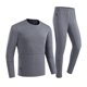 thumbnail image 1 of Conjuntos de ropa interior térmica para hombre, color sólido, talla grande, regulación de temperatura de tres niveles, conjuntos de ropa interior térmica lavables, top y pantalones de poliéster para h, 1 of 8