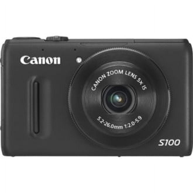 Canon PowerShot S100 12.1 Megapixel Compact Camera, Black