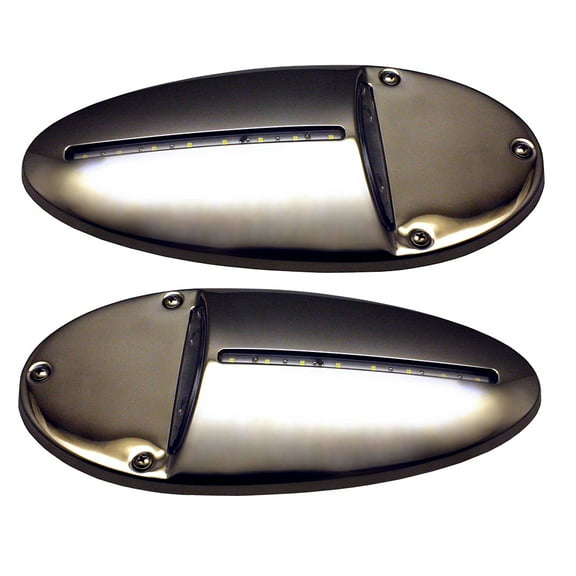 Innovative Lighting LED Docking Light- Mirrored Stainless Steel ... [585-0220-7]